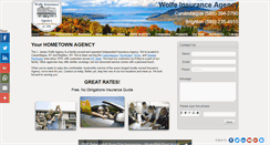Desktop Screenshot of jwolfeinsurance.com